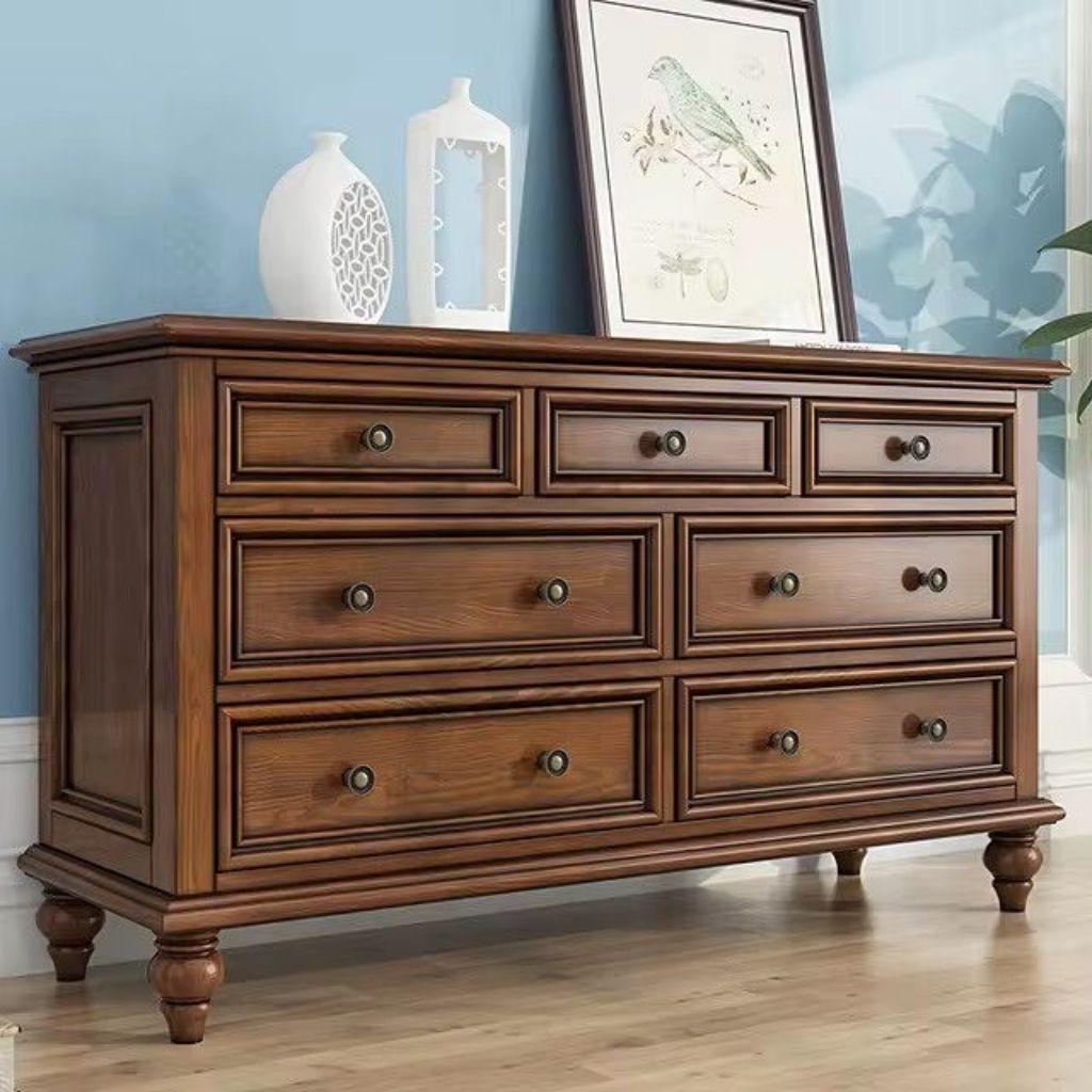 Cabinet, bufet 7 drawer kayu jati solid