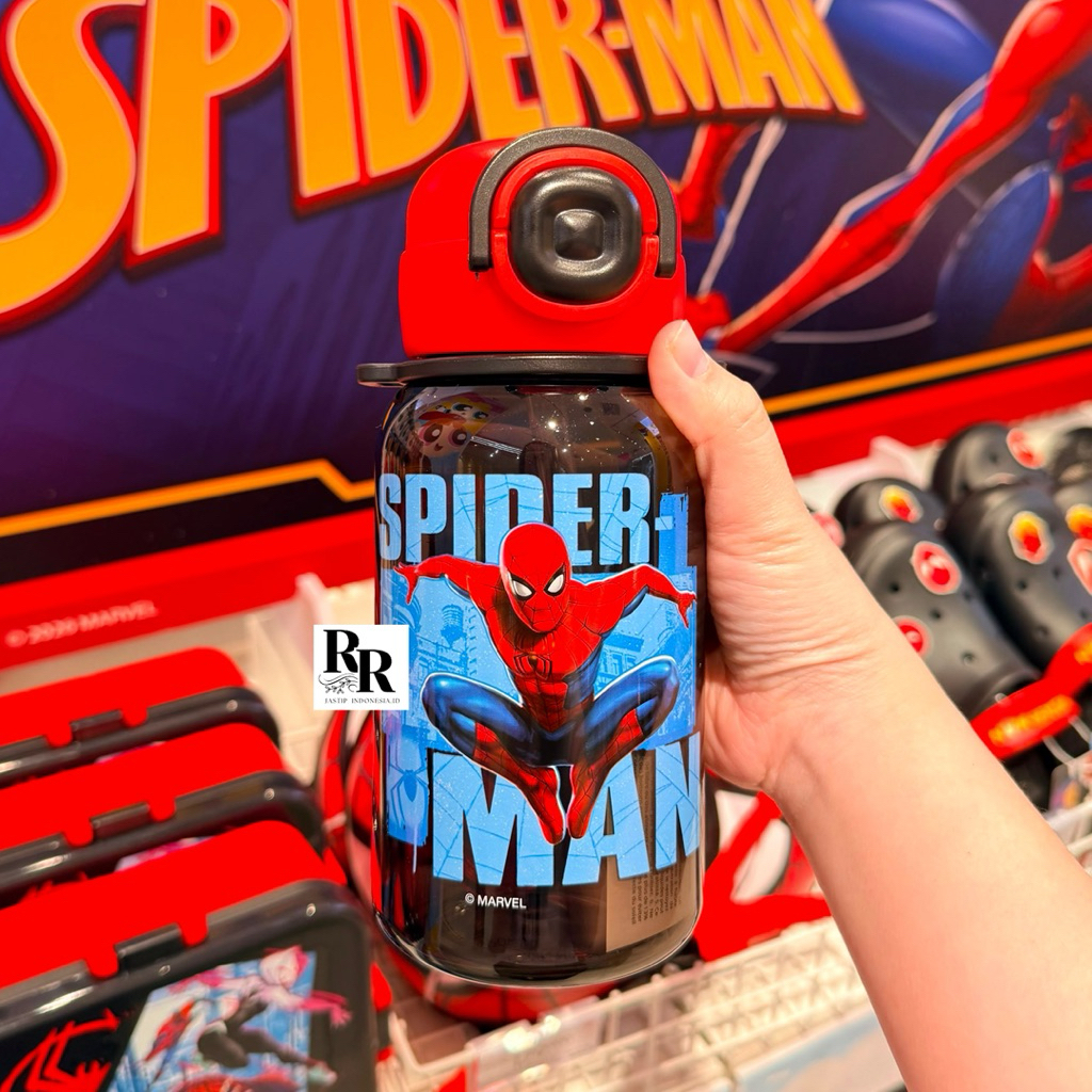 Miniso x Marvel - Botol Minum / Marvel Spirderman Collection Plastic Bottle 690mL