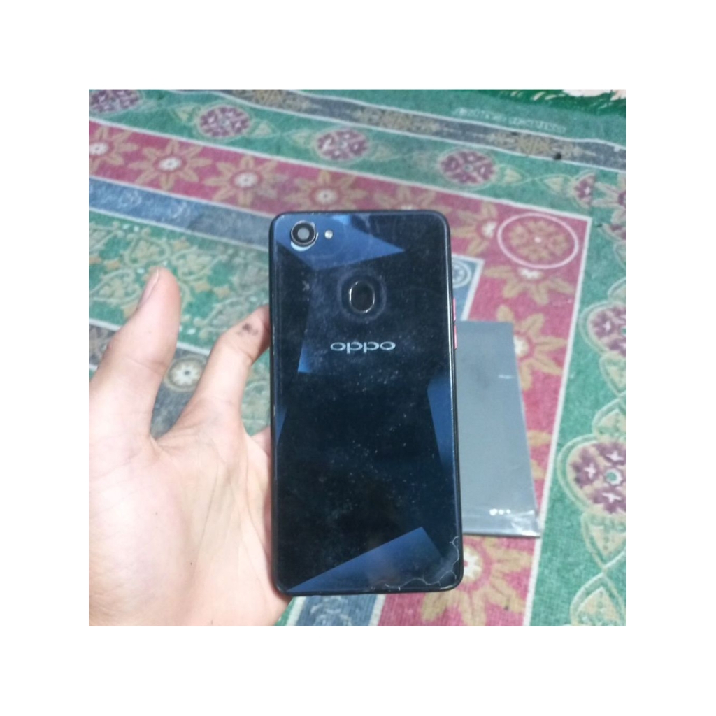 BACKDOOR TUTUP BELAKANG OPPO F7 YOUTH LECET BEKAS PEMAKAIAN ASLI ORIGINAL COPOTAN