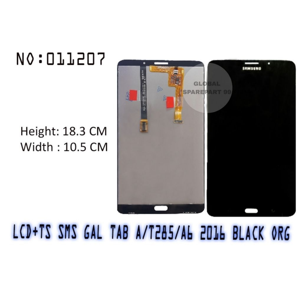 LCD TOUCHSCREEN SAMSUNG GALAXY TAB A T285 / A6 2016 ORG