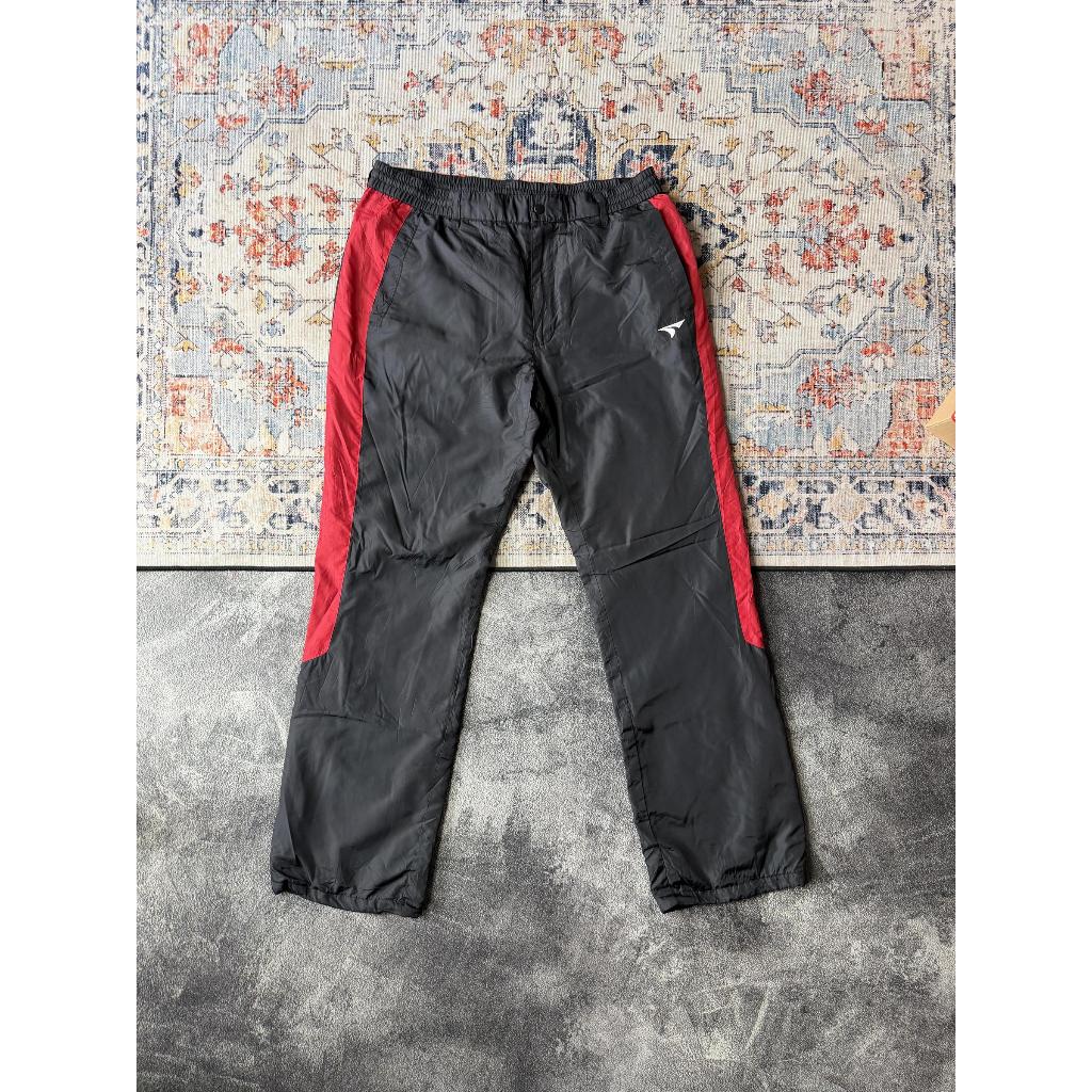 Tourstage Celana Joger LL Hitam Training Panjang Balon Parasut Outdoor Gym Lari Olahraga Trackpant