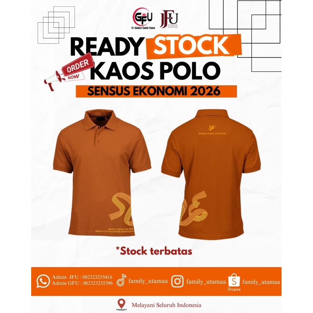 Kaos Kerah SE 2026 BPS (ready)