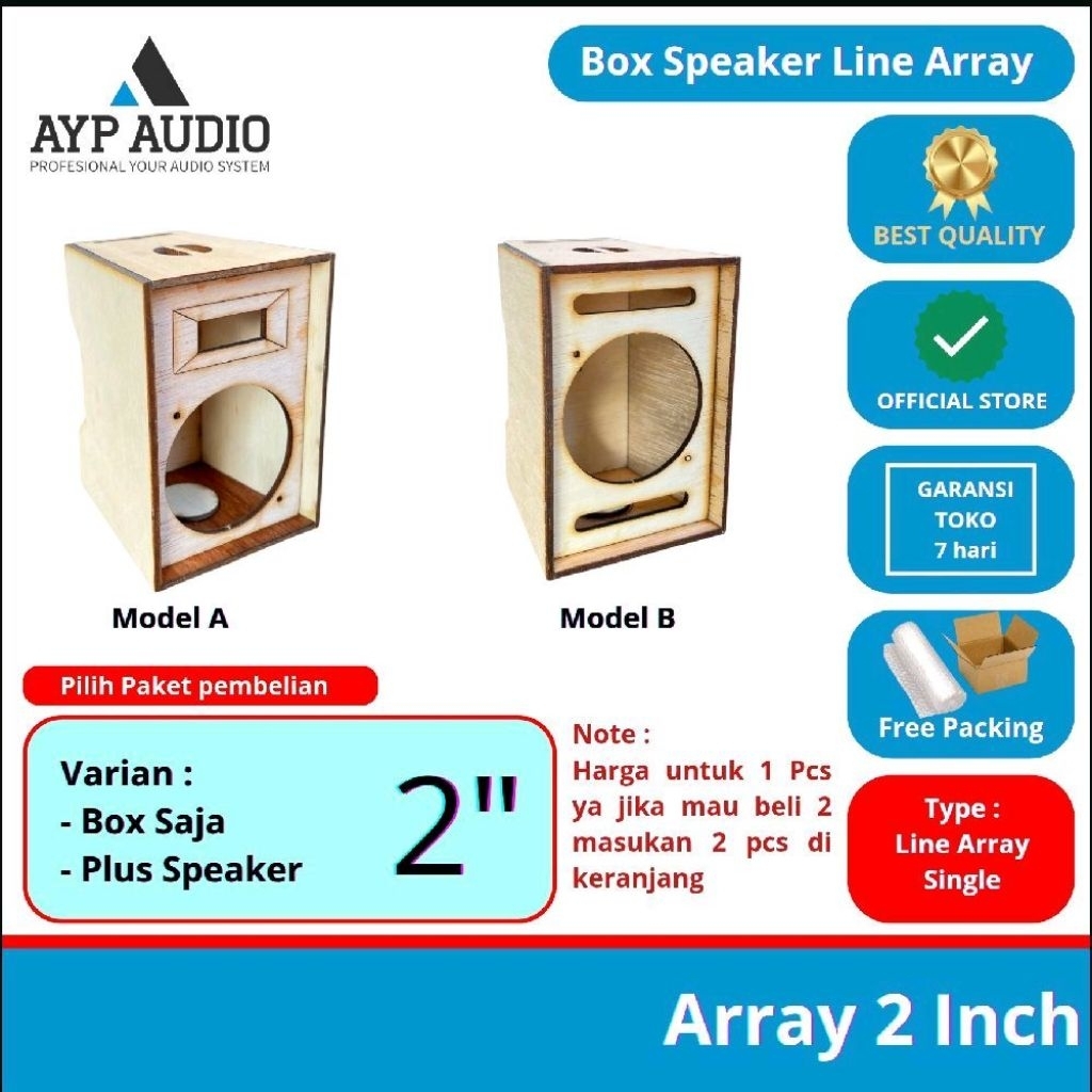 Box speaker miniatur line array