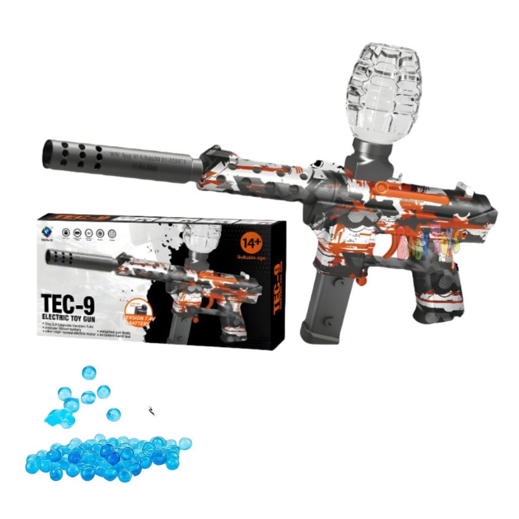 WGB TEC-9 ELECTRIC TOY GN Mainan Tembakan Otomatis Bubble Seru Anak