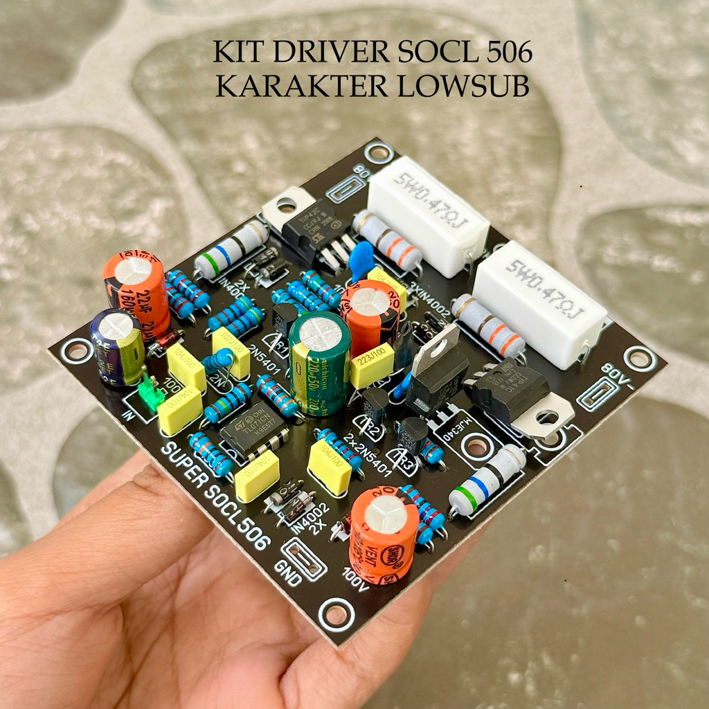 Kit driver super socl 506 karakter LOWSUB bass gler