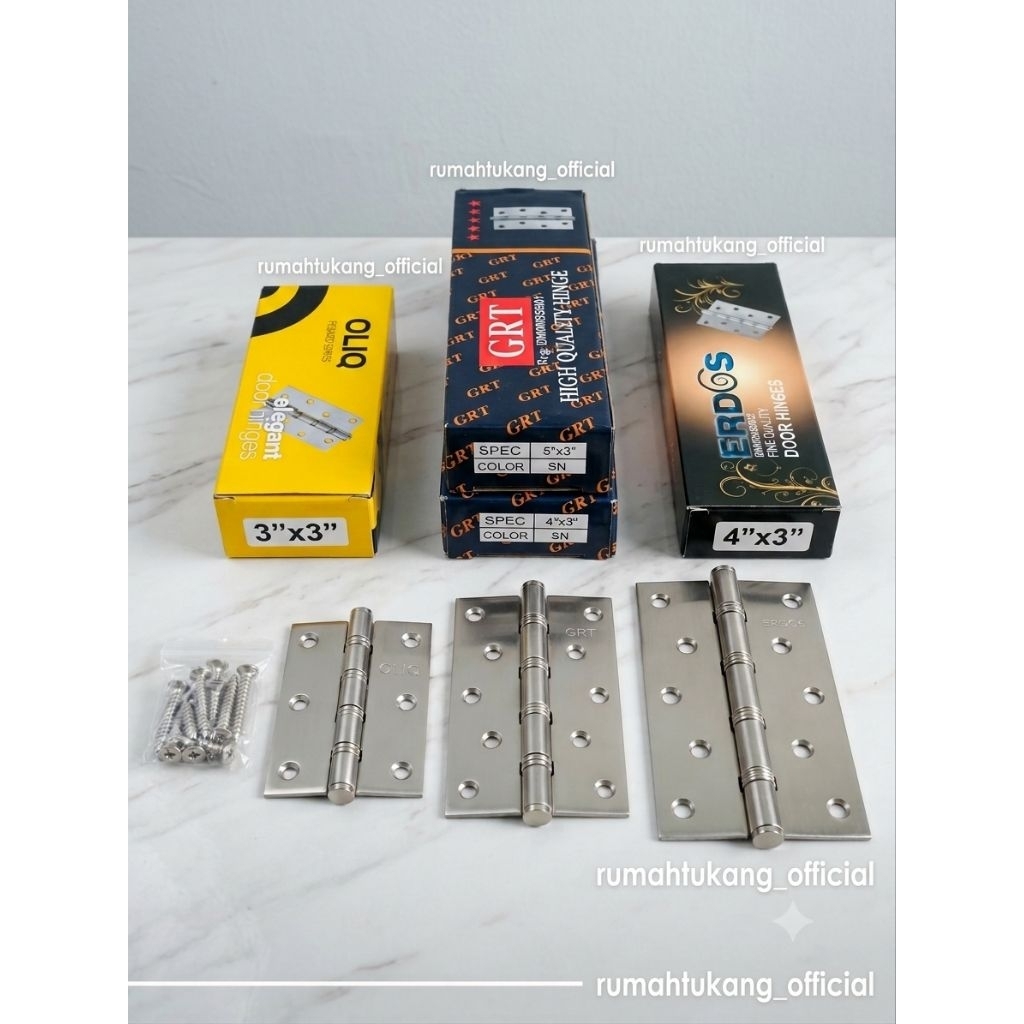 Engsel Pintu Jendela 5 inch Tebal ERDOS / GRT / OLIQ