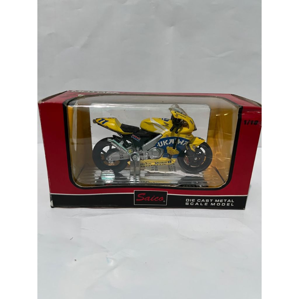 Saico MotoGP 1/18 Honda RCV 211 - Tohru Ukawa 11 Diecast Metal