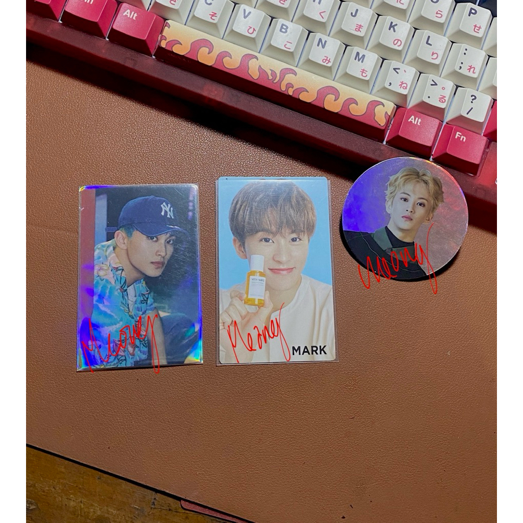 AAB MARK LEE Photocard Sticker PC nct dream beatbox, PC nature republic 127, circle card superhuman