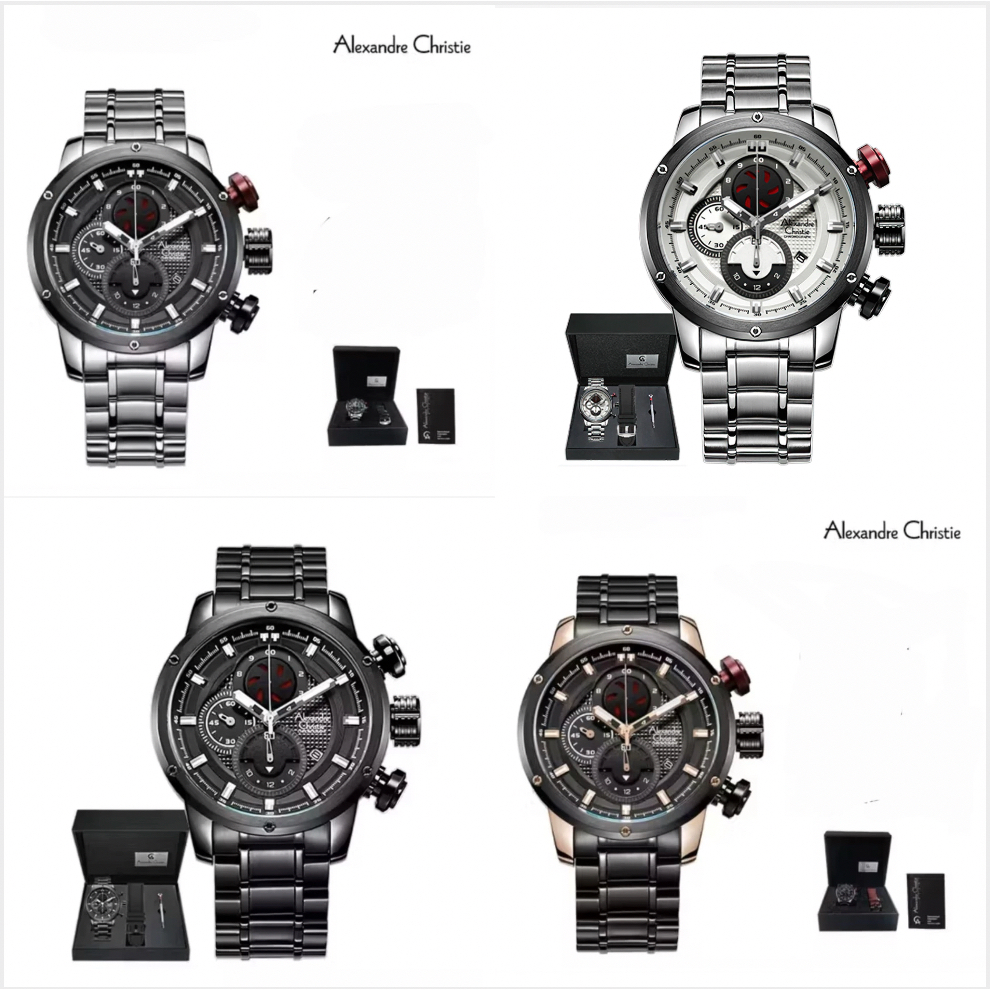 AC 6239 ALEXANDRE CHRISTIE PRIA AC 6239  JAM TANGAN PRIA ORIGINAL