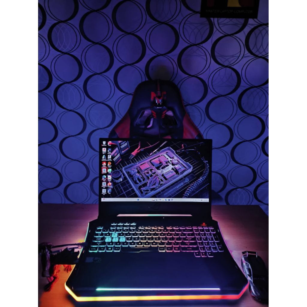 ASUS ROG STRIX SCAR-GM ARMY EDITION GL504GM-314 [RAM 16GB/SSD 512GB/VGA NVIDIA GTX 1060 6Gb]