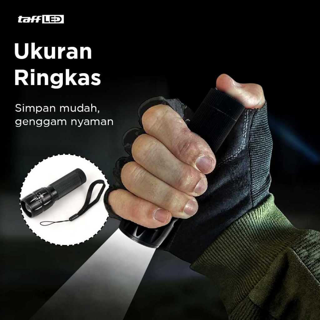 Senter LED Flashlight Cree Q5