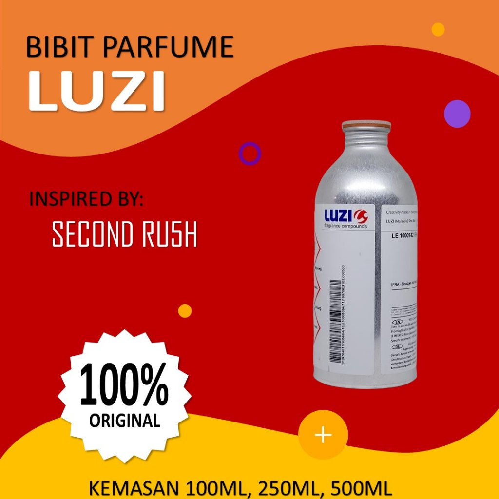 Bibit Parfume LUZI SECOND RU5H Kemasan Segel