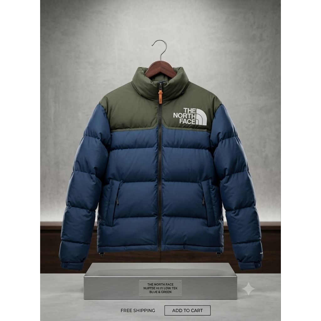 Jaket The North Face Nuptse Hi Fi Low Tek TNF Bulang Down Jacket