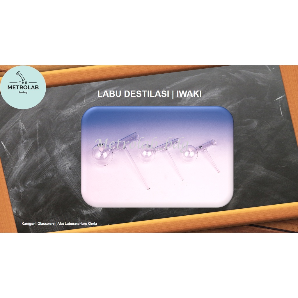 Labu Destilasi 200 ml, Iwaki