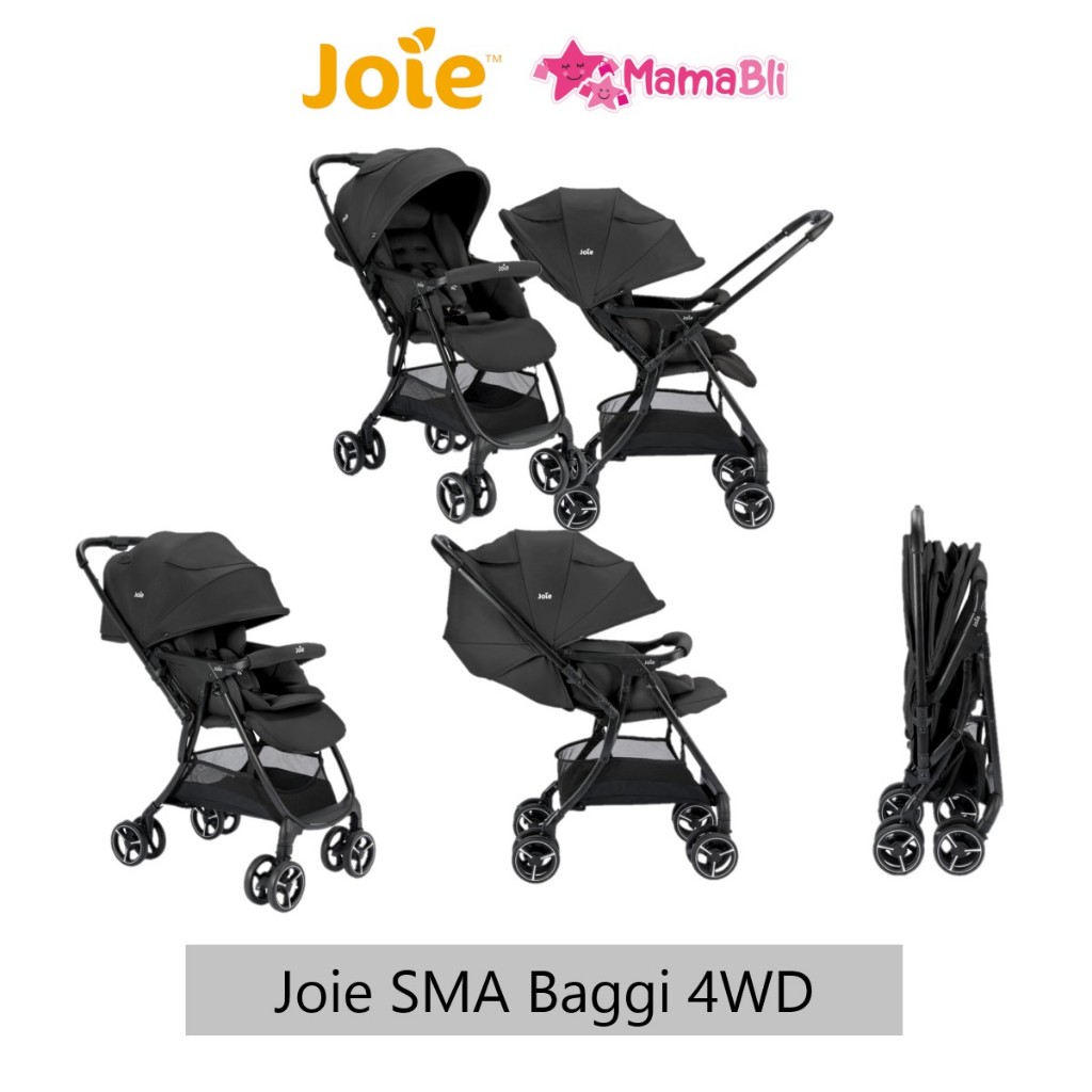 Joie SMA Baggi 4WD Lightweight Stroller / Kereta Dorong Joie Reversible Handle / Stroller Joie