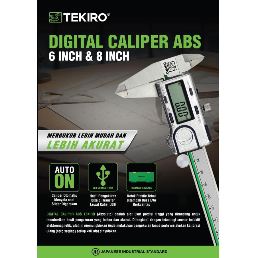 Sigmat Jangka Sorong Digital Vernier Caliper Tekiro
