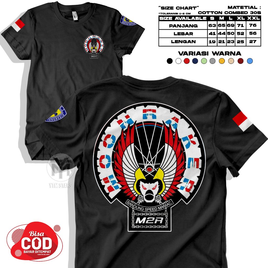 Kaos Pria Dewasa Motif Moonraker Bandung Speed Maniac | Kaos Distro Pria Keren Terbaru 2026 | Baju K