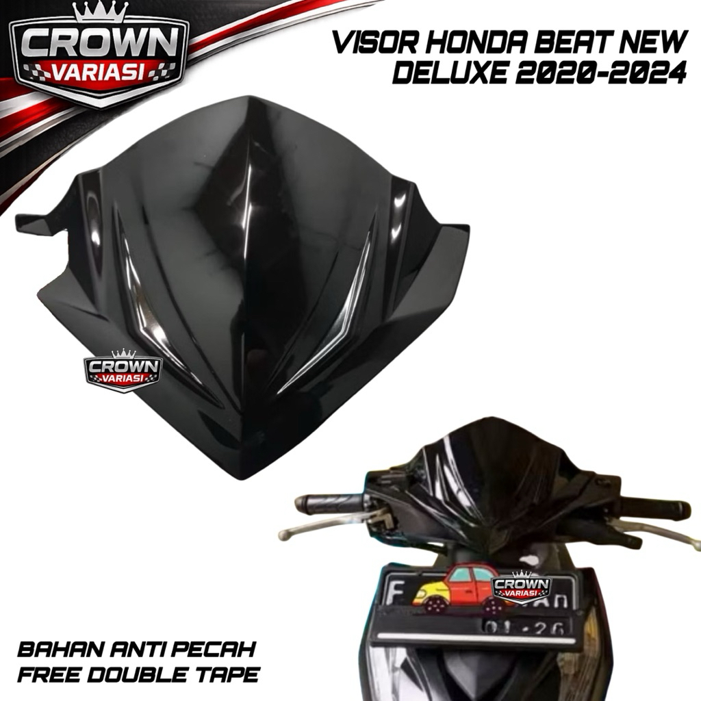 VISOR BEAT NEW 2020-2024 DELUXE WINSHIELD BEAT DELUXE NEW 2020 2021 2022 2023 2024 Visor Beat Deluxe