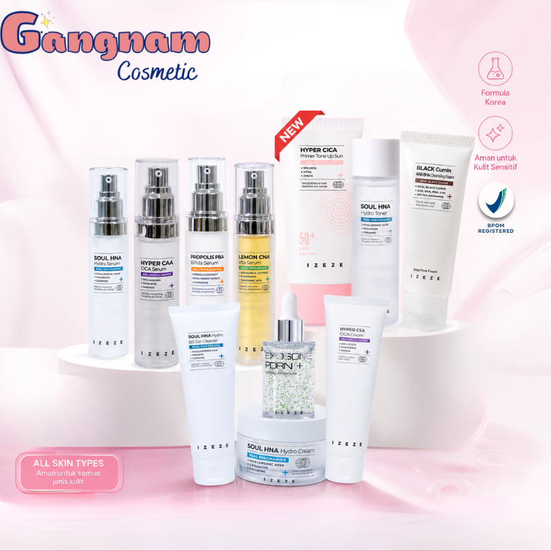 Izeze Collection Perawatan, Pencerah, Booster Ampoul, Eyecream dan Suncream | All Variant