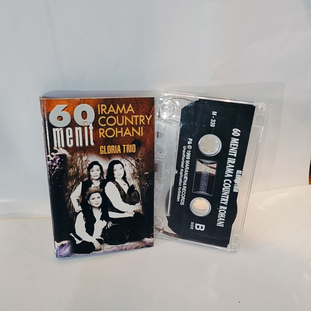 Kaset Pita Gloria Trio - 60 Menit Irama Country Rohani