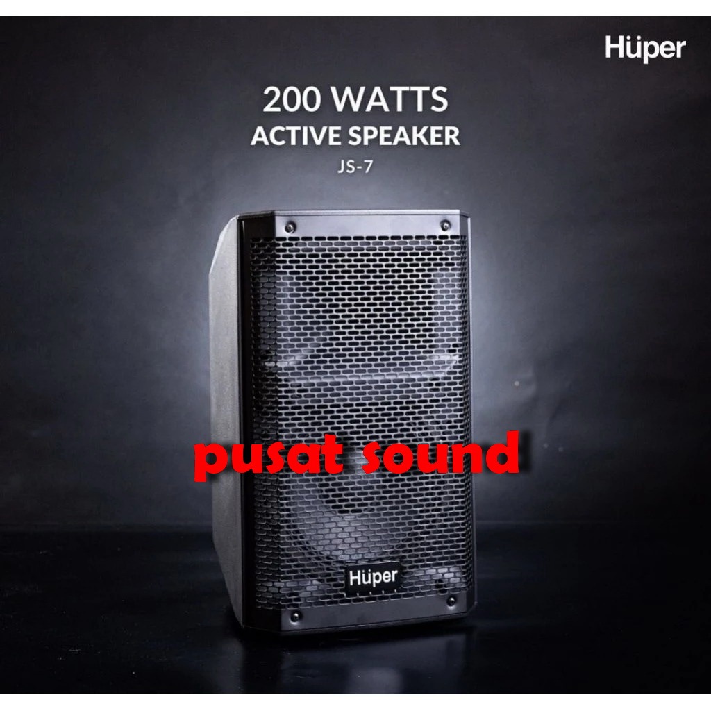 Huper Speaker Aktif JS 7 Original - 8Inch Speaker Huper JS7 200 Watt Original