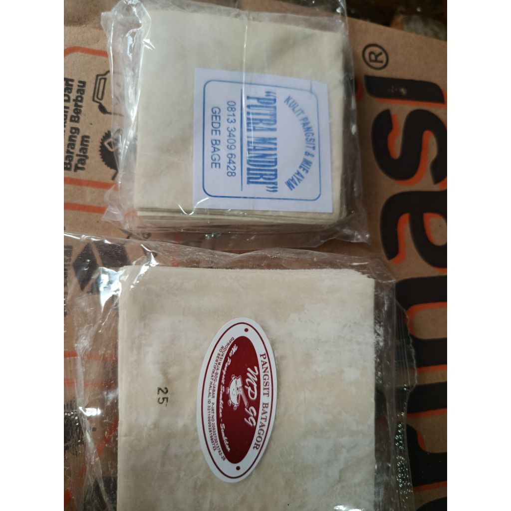Kulit pangsit | kulit | Pangsit bulat | kulit pangsit kotak