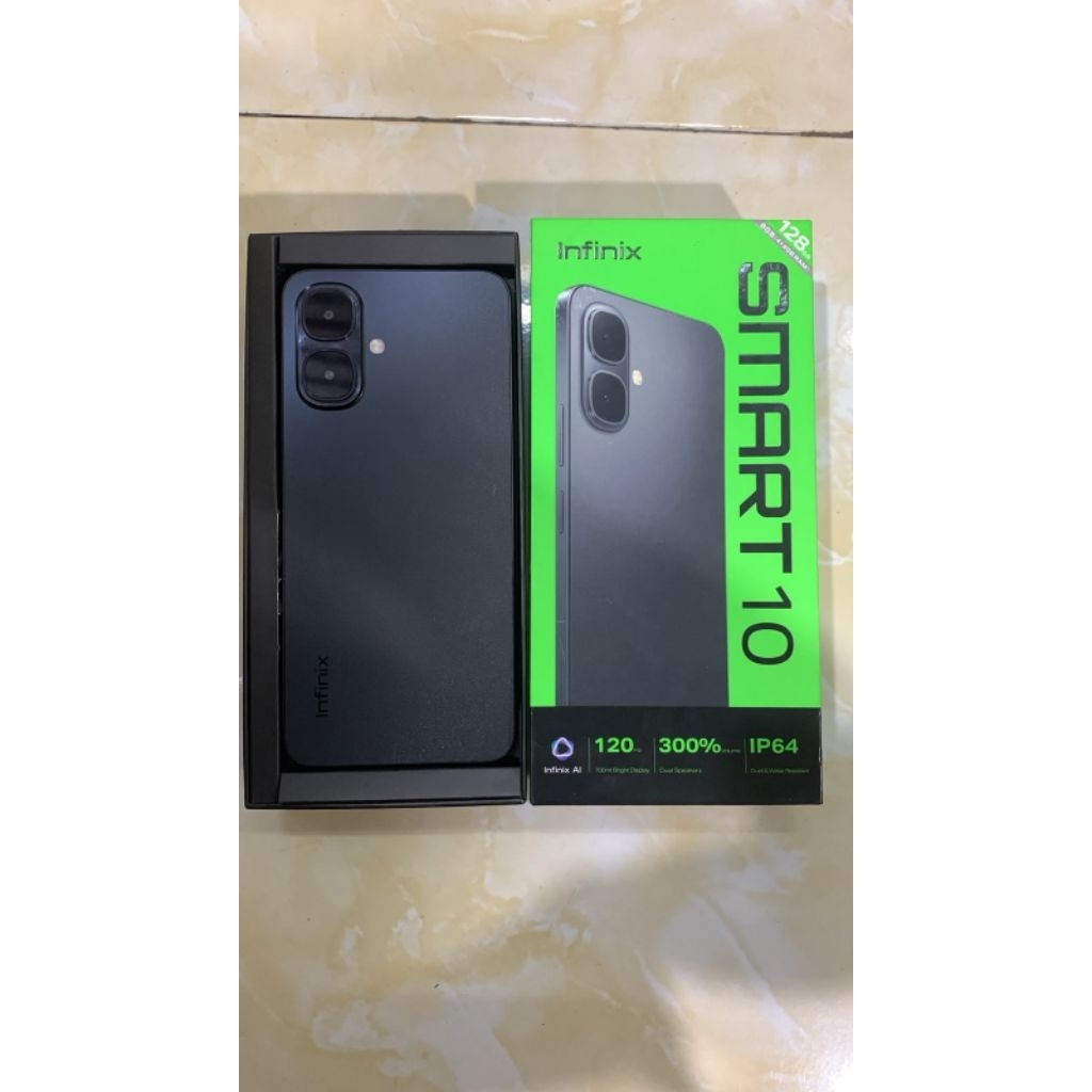 Infinix Smart 10 ram 4/128 second fullset