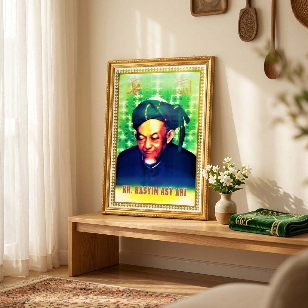 Kaligrafi Islami 3D Ayat Kursi Ka'bah M Nabawi Walisongo Poster Aesthetic 3D Dimensi Lukisan 40x60Cm