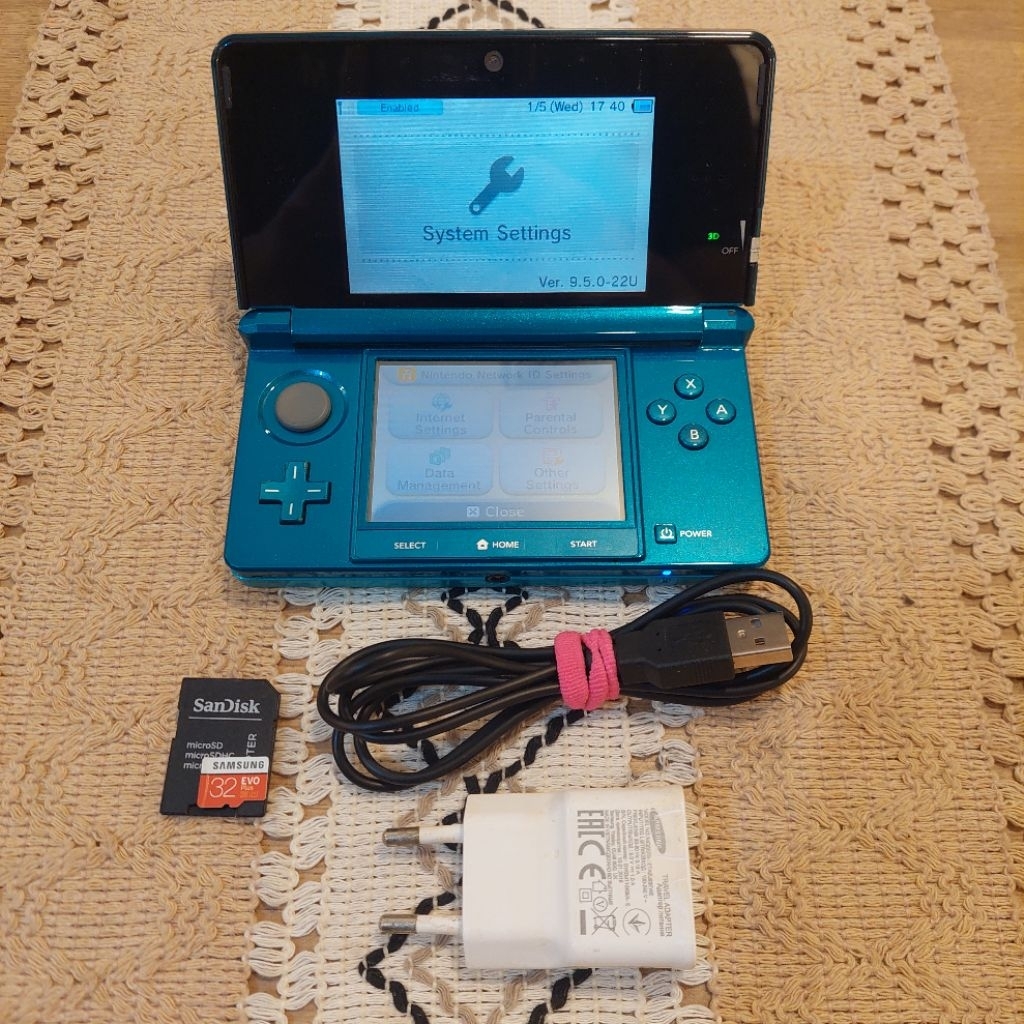 Nintendo 3ds old ofw reg usa second bekas