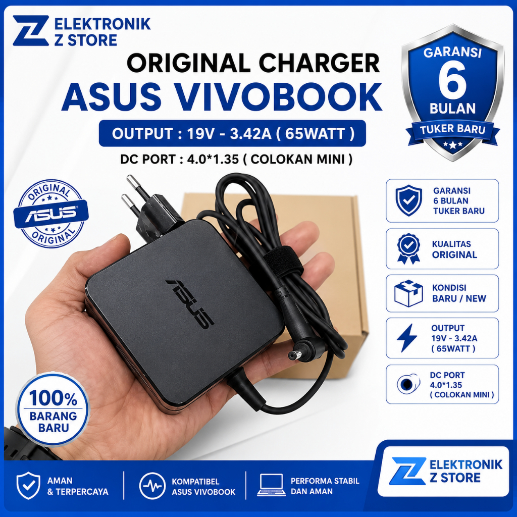 Original Charger ASUS Vivobook Asus 14 A413 K413 X413 A413EP K413JQ