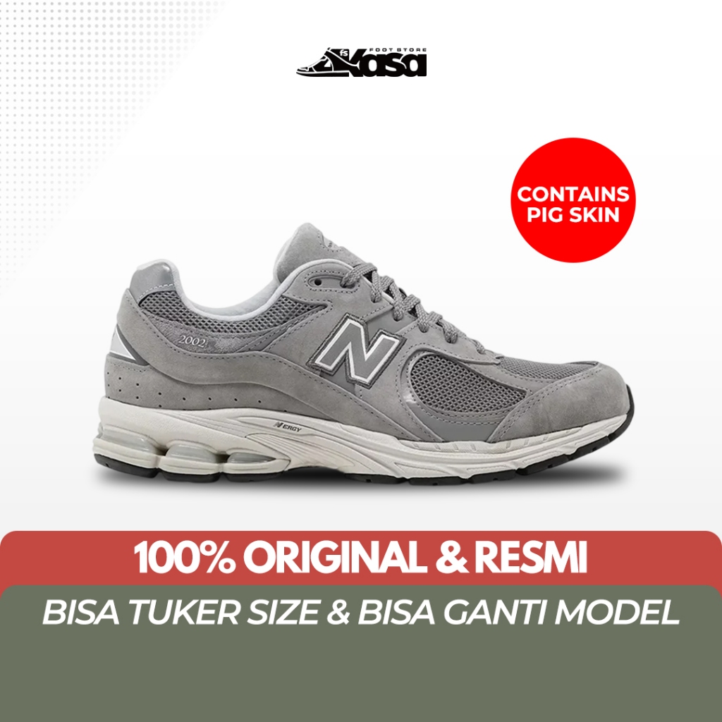 Sepatu Sneakers Unisex NB 2002R Marblehead Light Aluminum