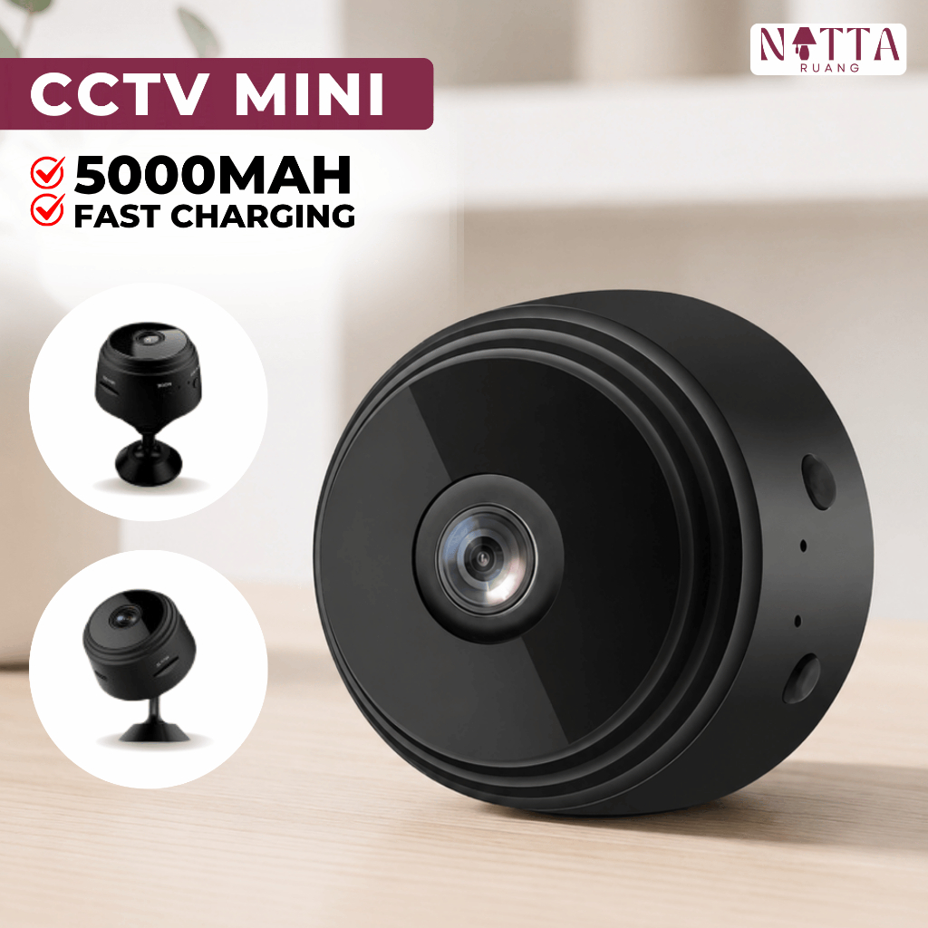 Kamera Tersembunyi CCTV Mini Portable Spy Camera Mini Wifi HD 1080P Hidden Camera Spy Kamera Mini Te