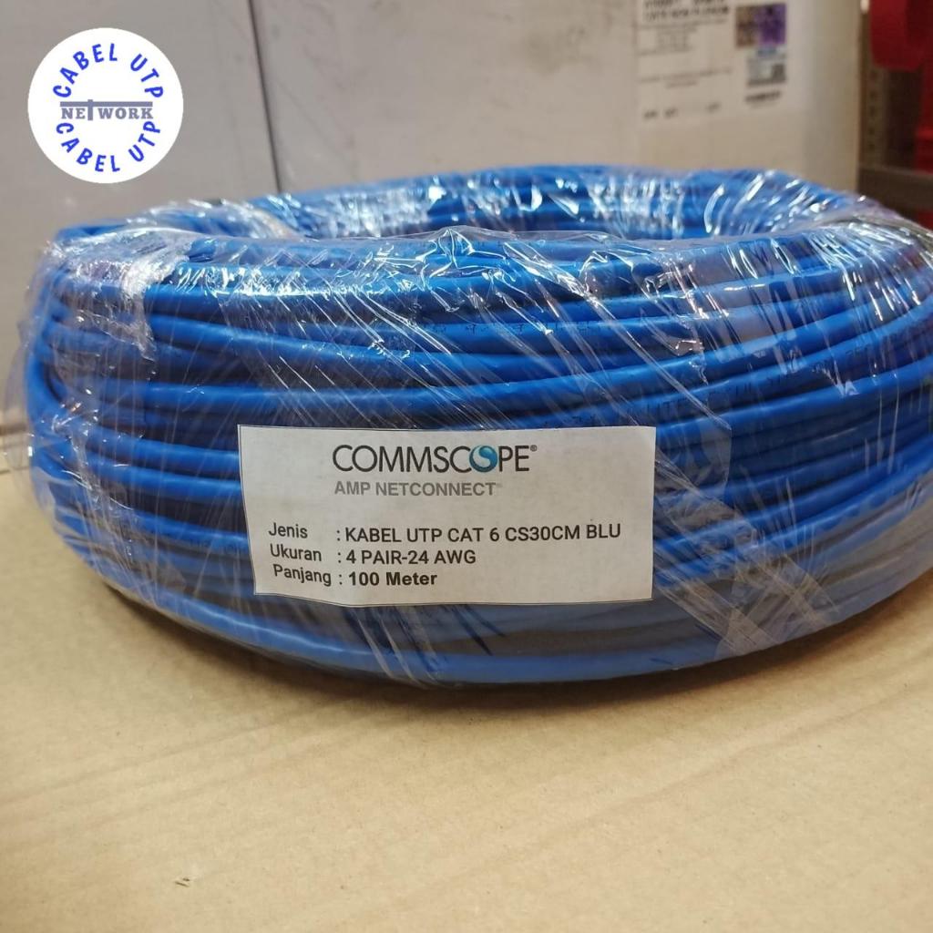 Commscope Amp Kabel UTP Cat.6 4Pair 24Awg Original Commscope @ 100 Meter