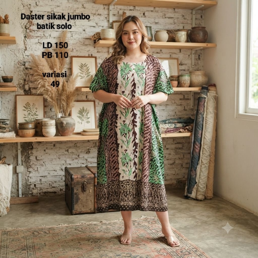 Daster Sikak BL Jumbo Batik Solo