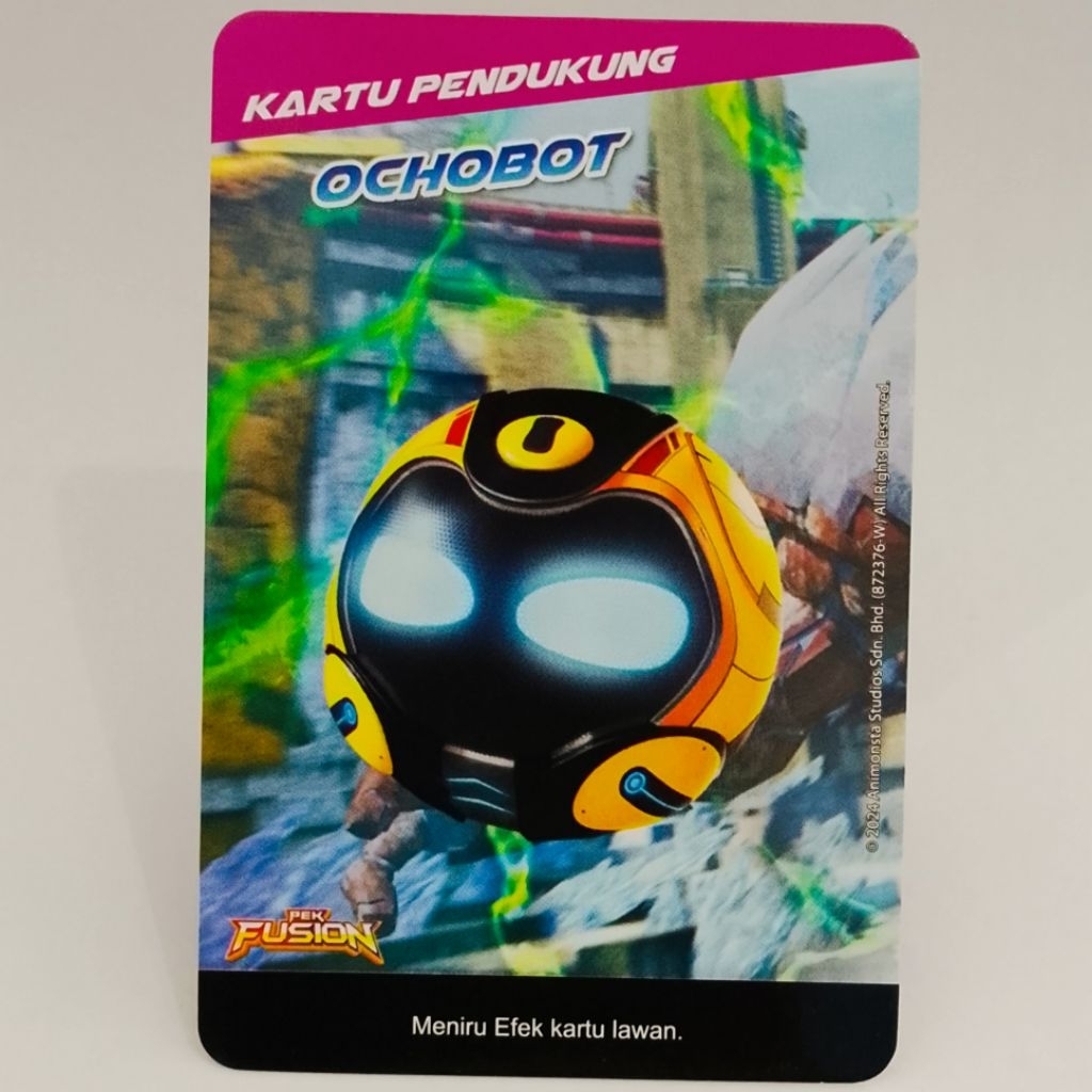 BOBOIBOY MONSTA GALAXY CARD PEK FUSION OCHOBOT