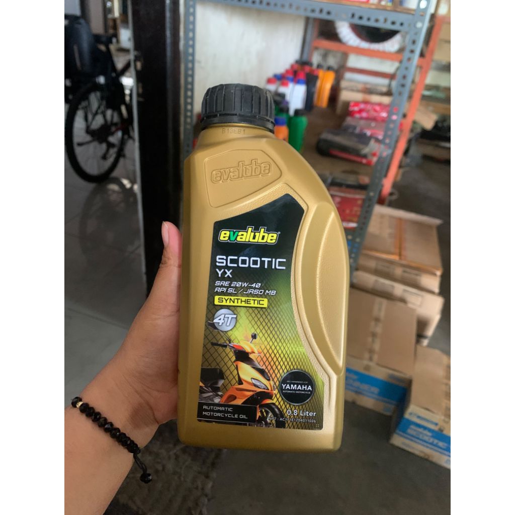 evalube scootic YX synthetic 0.8 SAE 20W-40