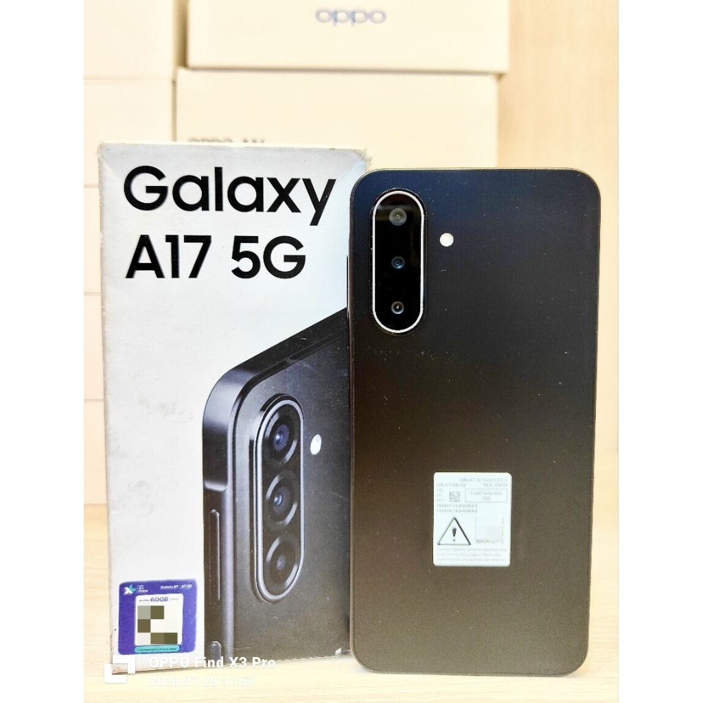 HP SECOND SAMSUNG A17 like new full set