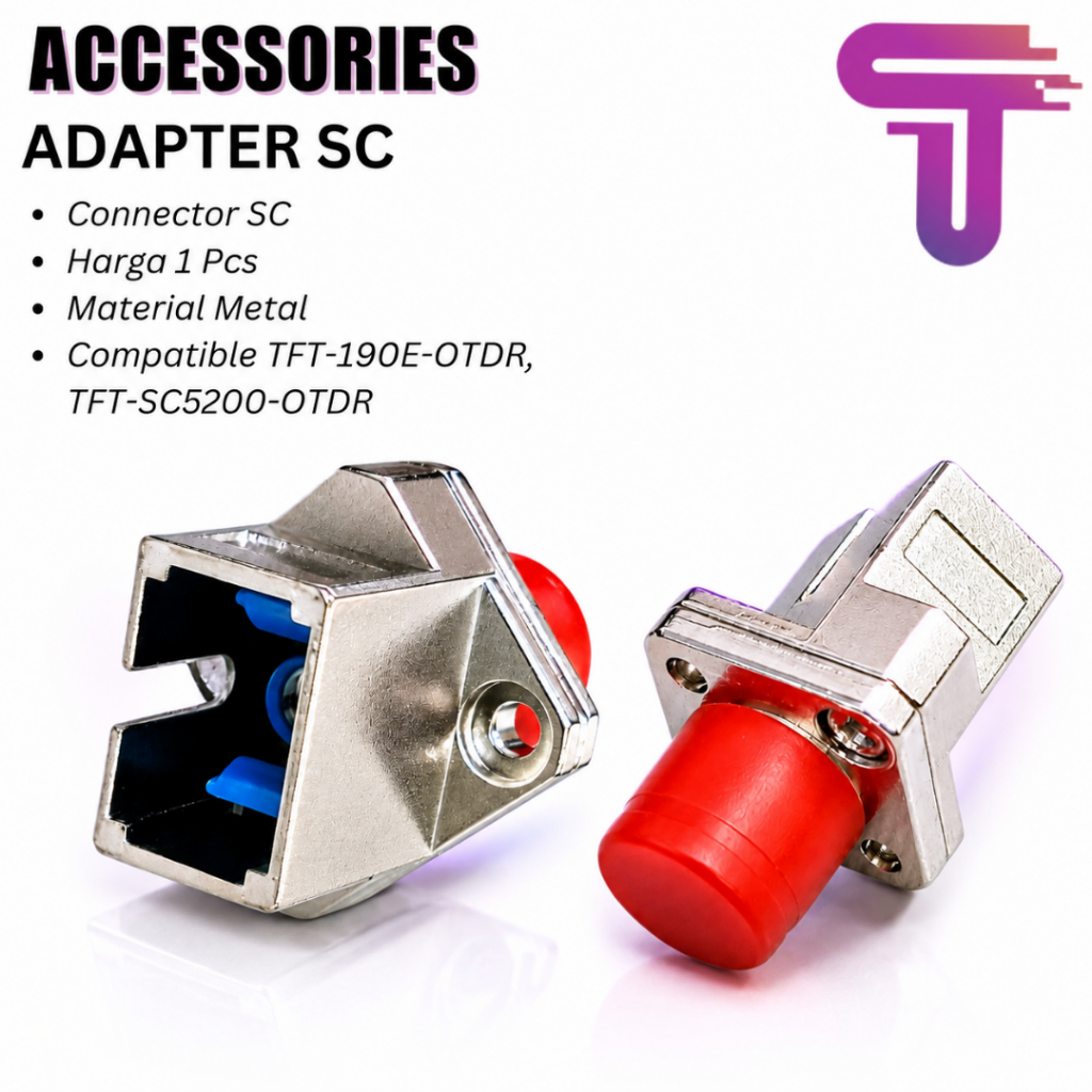 Fiber Optic SC Adapter for Tarmoc TFT-190e-OTDR & TFT-SC5200-OTDR| SC Converter tool FO