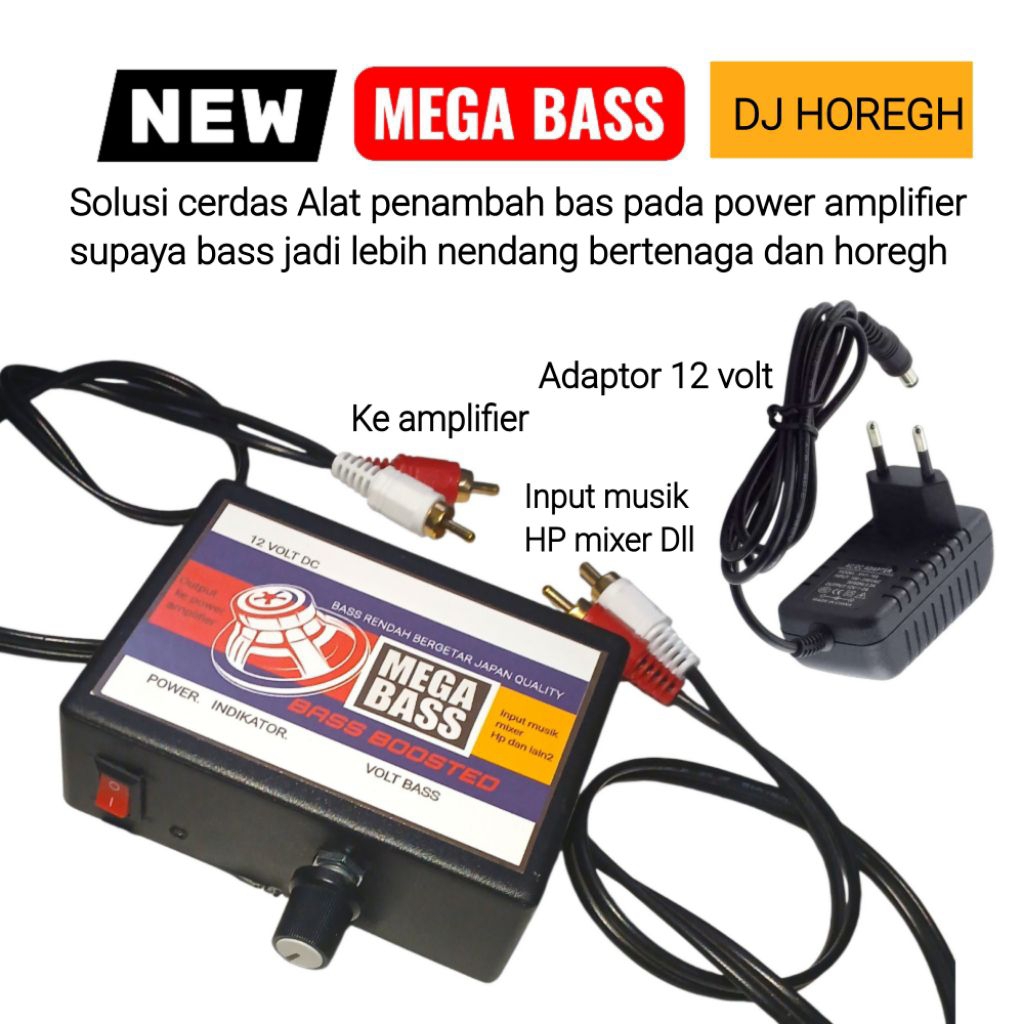 MEGA BAS PENGUAT BASS POWER AMPLIFIER