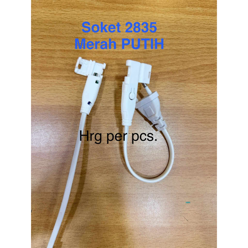 soket led strip 2835 merah putih Agustusan / soket flasher led strip merah putih