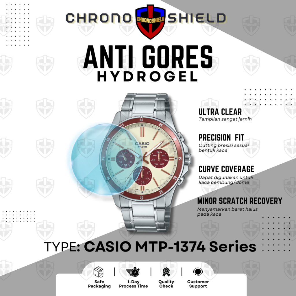 Anti Gores Hydrogel untuk Casio MTP1374 MTP 1374