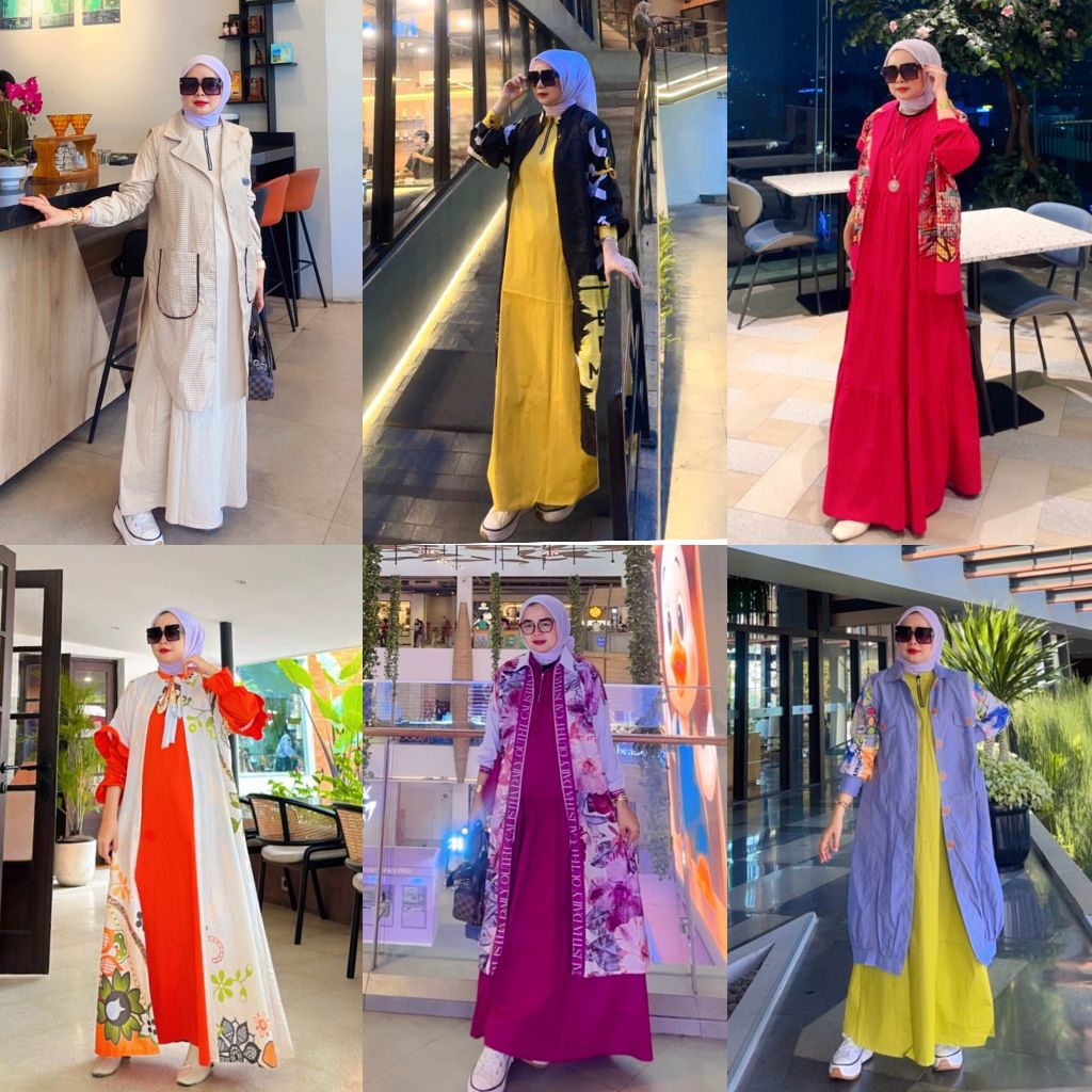 ZULAIKHA ABAYA SET DRESS TERBARU BY CALISTHA