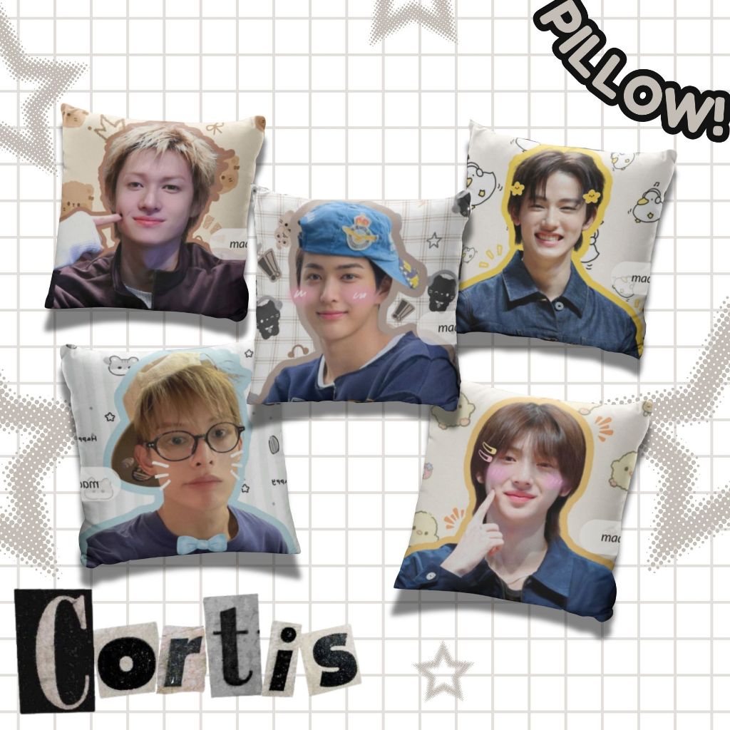 BANTAL KPOP CORTIS BANTAL KPOP PILLOW CORTIS [ BISA COSTUM ]