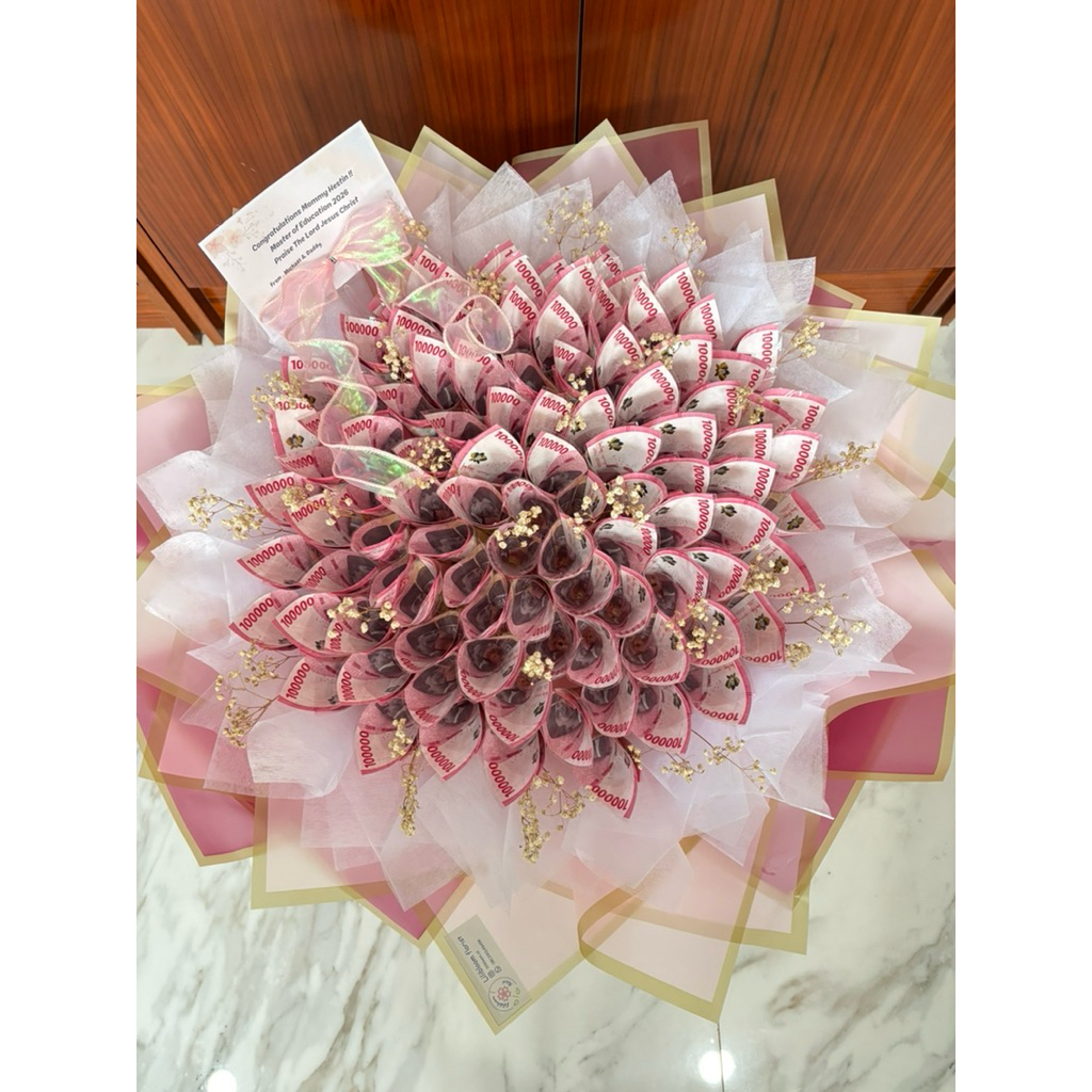 buket uang asli premium | money bouquet | buket uang jumbo | pecahan 20.000 | pecahan 50.000 | pecah