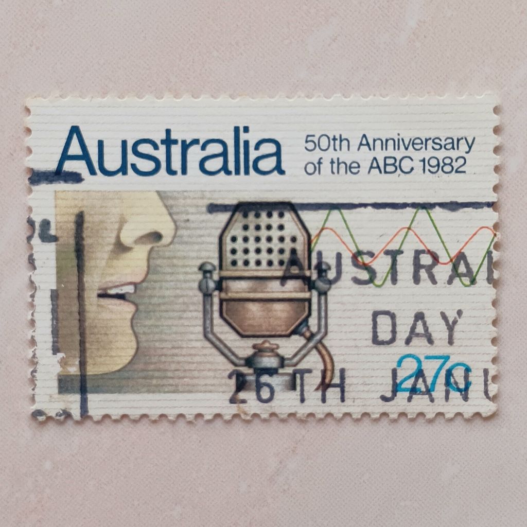 (AD) Perangko Australia 1982 50th Anniversary of Australian Broadcasting Commission (ABC) - ABC - Mi