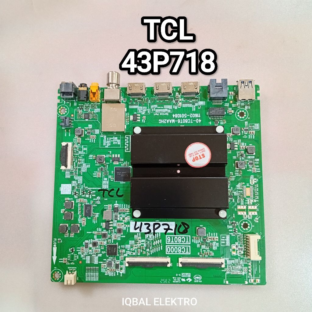 MAINBOARD TV TCL 43P718 - MB - MOBO - MODUL - MOTHERBOARD