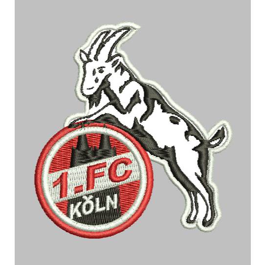 PATCH BORDIR : 1FC KOLN FOOTBALL CLUB MOTIF KAMBING