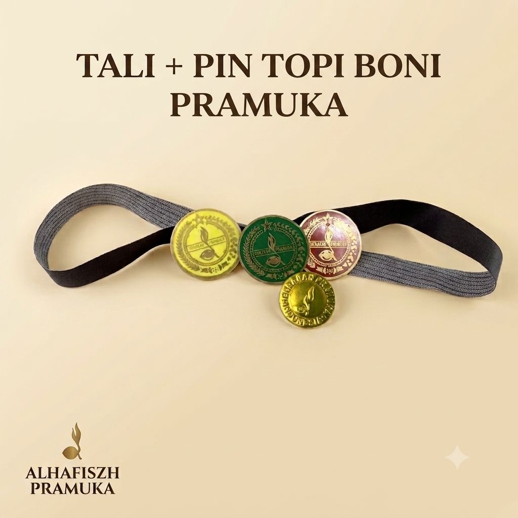 PIN TOPI BONI PRAMUKA SATUAN GROSIR