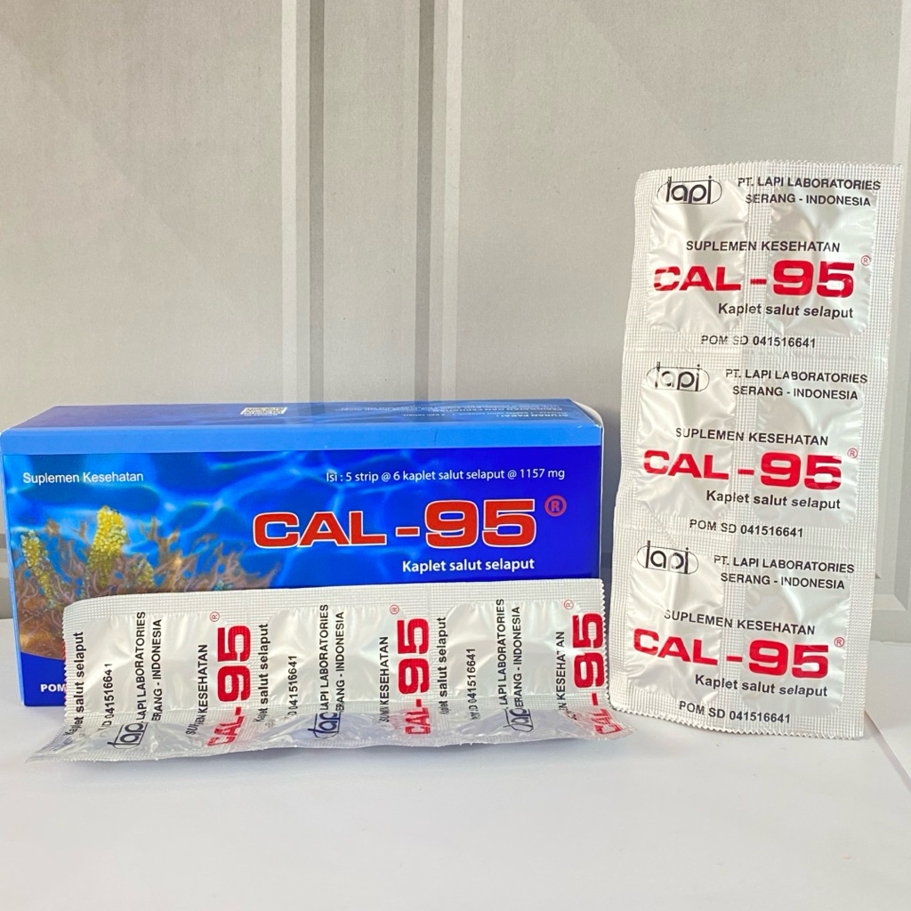 CAL 95 CAL-95 Kalsium dan Multivitamin