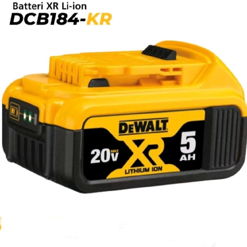 DEWALT DCB 184 Baterai Cordless Battery LI-ion 20V 5.0AH DCB184